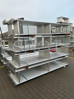 Gerüst NEU scaff 73 Scaffolding 127,71 m2 Aluminiumgerüst Skele Baugerüst Kostenlose Lieferung  Bild 3
