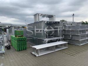 Gerüst NEU scaff 73 Scaffolding 127,71 m2 Aluminiumgerüst Skele Baugerüst Kostenlose Lieferung  Bild 4