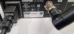 Shure ULXD4Q K51 kabelloser Empfänger, 2x Shure ULXD2S58, 2x ErsatzschlägerDock St Bild 9
