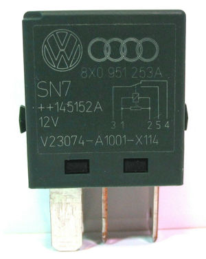 1 Stück - Original VW Audi Relais Nr. 655 - 8X0951253A - V23074-A1001-X114 - 12V Bild 3