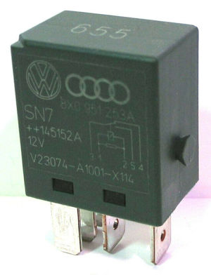 1 Stück - Original VW Audi Relais Nr. 655 - 8X0951253A - V23074-A1001-X114 - 12V Bild 4