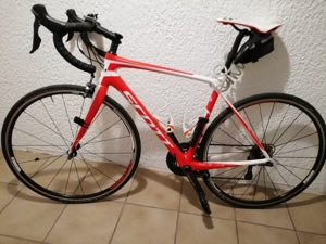 Rennrad Marke Scott Solace 20, Rahmengröße 52, Carbon 8,1 kg, 