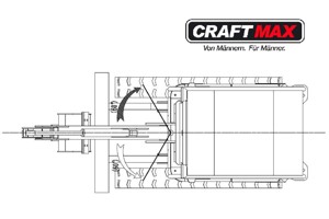 Mini Excavator hydraulic professional   Kettenbagger mit Schwenkbarem Arm + Verstellbarem Fahrwerk Bild 7