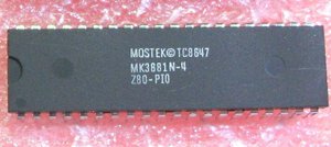 IC - MOSTEK TC8647   MK3881N-4   Z80-PIO - 40 pins - NOS - New Old Stock Bild 1