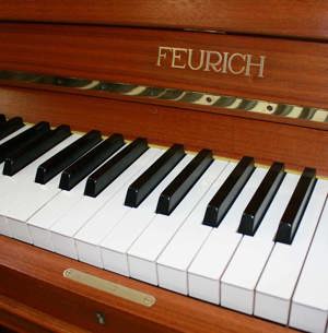 Klavier Feurich 125 Nußbaum satiniert, Nr. 71062, 5 Jahre Garantie Bild 3