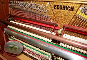 Klavier Feurich 125 Nußbaum satiniert, Nr. 71062, 5 Jahre Garantie Bild 7