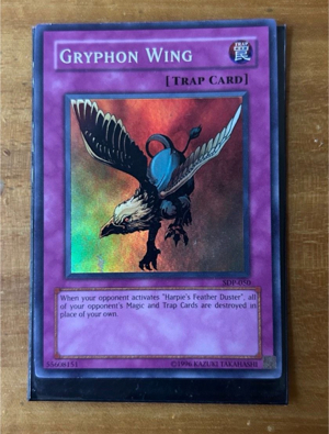 Yu-Gi-Oh! Gryphon Wing Super Rare SDP-050 neuwertig