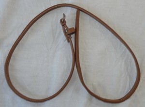 GL Gürtel Gr.S Textilleder braun kleine Gürtelschnalle 82x0,8 einwandfrei erhalten Kleidung Accessoi