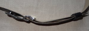 GL Gürtel Gr.44 schwarz 103x2,9 oder nur separate Gürtelschnalle aus Edelstahl Kleidung Accessoire Bild 8