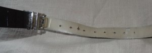 GL Gürtel Gr.44 schwarz 103x2,9 oder nur separate Gürtelschnalle aus Edelstahl Kleidung Accessoire Bild 4