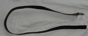 G Gürtel Gr. 40 Synthetik Lederimitat schwarz 97x2,2 Gürtelschnalle gut erhalten Kleidung Accessoire Bild 2