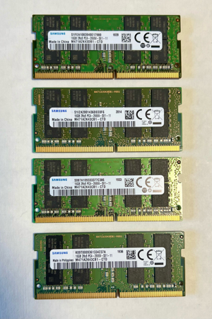 Samsung 16GB RAM PC4-2666V Mhz 2Rx8 DDR4 Laptop Speicher SODIMM Bild 1
