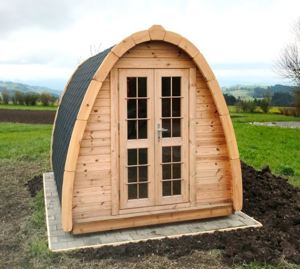 Camping POD Glamping L240 B240cm 45mm Kiefer