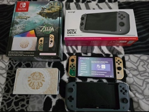 Nintendo Switch OLED Zelda Edition Bild 3