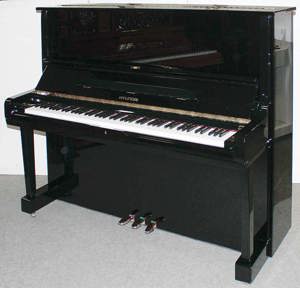 Klavier Hyundai U837, schwarz poliert, Baujahr 1996, 5 Jahre Garantie Bild 1
