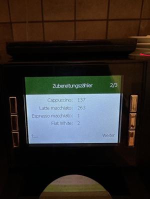 Jura- Kaffeevollautomat Z6 , mit Farbdisplay , Milchschaum usw , defekt? Bild 6