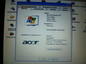  Nr. 15 Laptop Acer Aspire 3100 mit WinXP Home SP3  Nr. 15 Bild 7