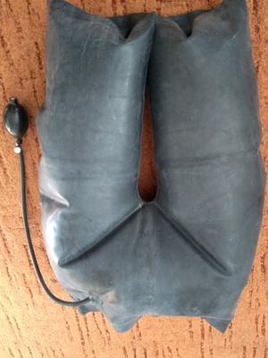 Latex Rubber Shorts Bermuda Hose aufblasbar 0,4mm inflatable Gr. M