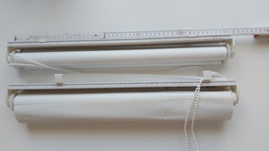 Fliegennetz-Rollo für kleine Fenster 52cm, kürzbar Bild 1