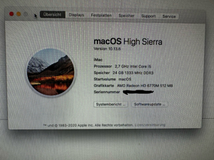Tausche iMac 27 Zoll 2011 24GB RAM gegen Mac mini Bild 3