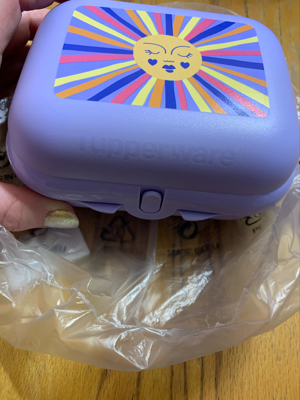 Tupperware lila box neu  Bild 6