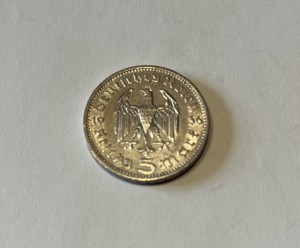 Silbermünzen 5 Reichsmark Paul von Hindenburg Bild 2