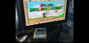 Super Nintendo spiel Super Mario World  .. Bild 1
