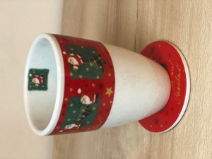 PERLEBERG Tasse   Teetasse mit Deckel | Weihnachten | Keramik | TOP Bild 1