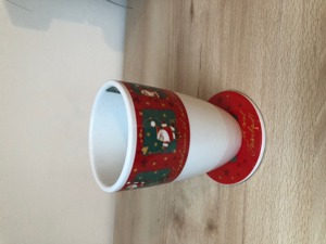 PERLEBERG Tasse   Teetasse mit Deckel | Weihnachten | Keramik | TOP Bild 2