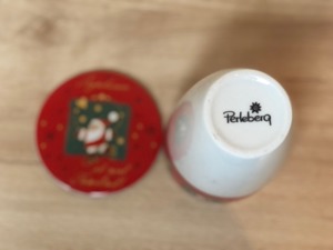 PERLEBERG Tasse   Teetasse mit Deckel | Weihnachten | Keramik | TOP Bild 3