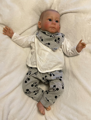 Reborn Huxley Andrea Arcello Nackenmarkierung lebensecht PuppeBaby Bild 5