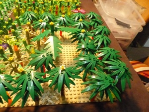 Lego Pflanzen, Bäume, Palmen, Sträucher, Tiere, u.a.  große Menge Bild 7