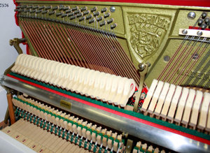 Klavier Seiler 113 weiß poliert, Renner-Mechanik, Baujahr 1980, 5 Jahre Garantie Bild 7