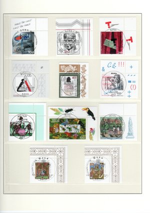 Bund Briefmarken Sammlung Jahrgang 1995   1999 komplett gestempelt Bild 7