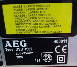 DVD Player von AEG  Bild 7 DVD Player von AEG  Bild 7