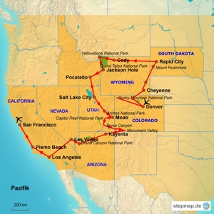 Kostenlosaktion zu meinem E-Book  Reise in den Wilden Westen Amerikas  Bild 2