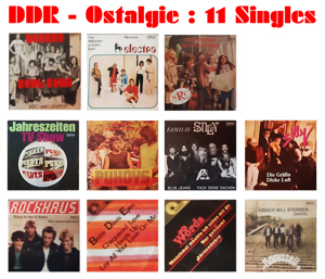 DDR Ostalgie : 11 Singles : Originalcover + Originalinterpreten Bild 1