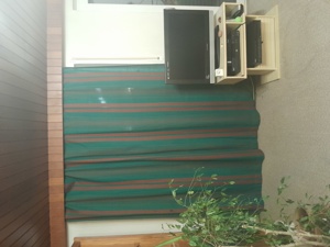 3 dicke, grüne Retro-Vorhänge Bild 2