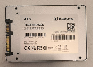 Transcend SSD230S 4TB 2,5 Zoll SATA III Interne SSD (TS4TSSD230S) Restgarantie Bild 1