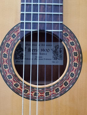 Gitarre, Guitarres de Artisania. Serie 1900, Model Torres Bild 2