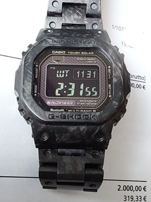 CASIO G SHOCK GCW-B5000UN-1 40Th Anniversary Carbon Edition