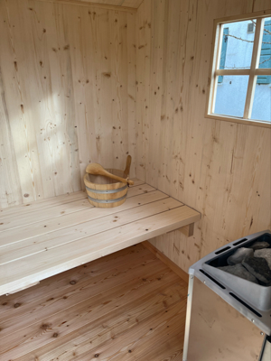 Alm Sauna wird fertig montiert geliefert. keine Montage erforderlich! Bild 5