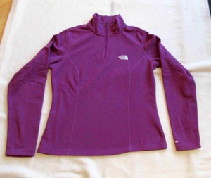 Neuwertiger lila Fleecepullover von The North Face Gr. S