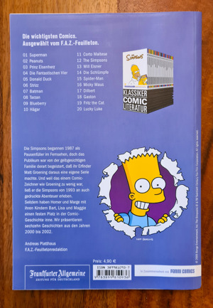 FAZ Klassiker der Comic-Literatur Band 12 The Simpsons Bild 2