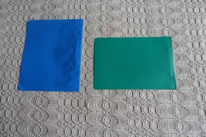 Schnellhefter, gebraucht, Kunststoff, 2 Stück 1,00  , blau, grün Bild 2