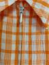 Bluse orange weiß Bild 3