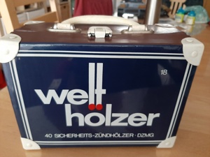 Welt Hölzer Koffer 