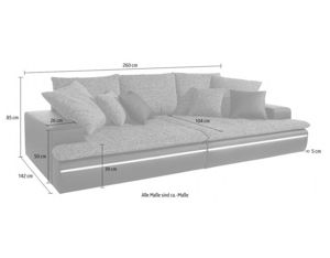 Big Sofa, sehr guter Zustand Tier und Raucher freier Haushalt Bild 5