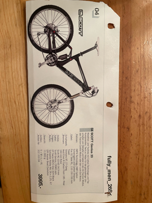 Mountain-Bike Scott Genius 20, 26 Zoll, CARBON, 27 Gänge, schwarz Bild 3