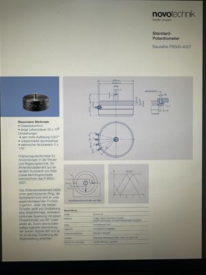 Präzisionspotentiometer Novotechnik Bild 10